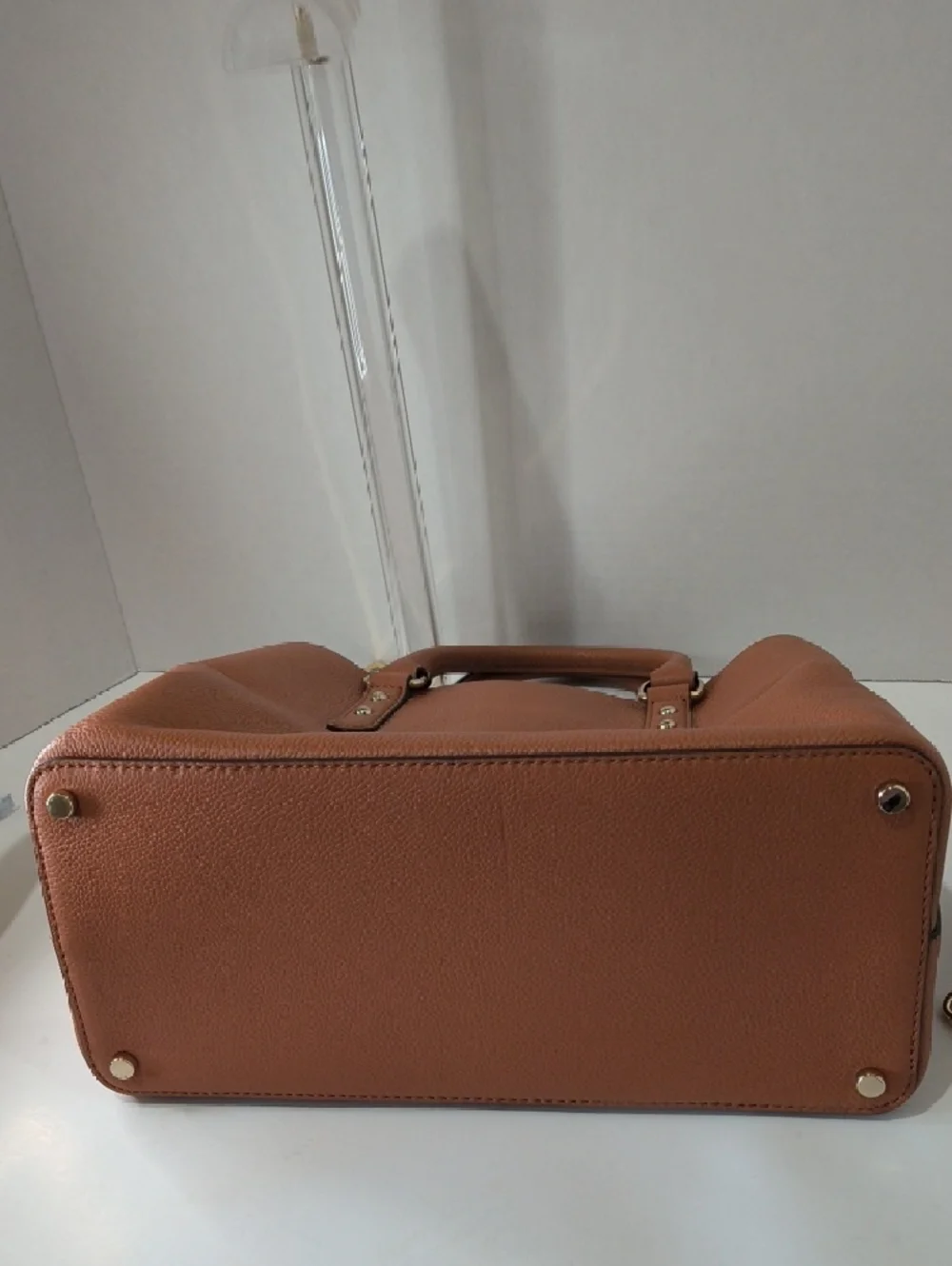kate spade Cognac Pebbled Leather Tote with Zip Wallet - Picture 10 of 16